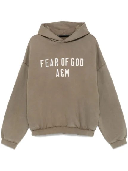 Fear of God logo print hoodie Essentials