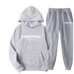 Essentials Hoodie Fear of God TrackSuit Light Gray