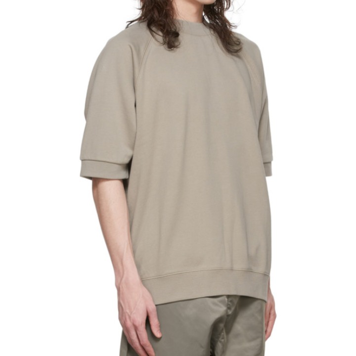 Essentials Taupe Sweatshirt Cotton Essentials Taupe Sweatshirt Cotton