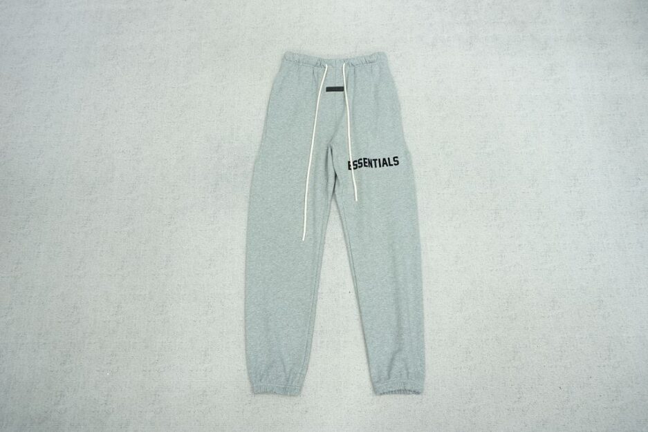 Essentials Fear Of God Logo Grey Sweatpant Essentials Fear Of God Logo Grey Sweatpant