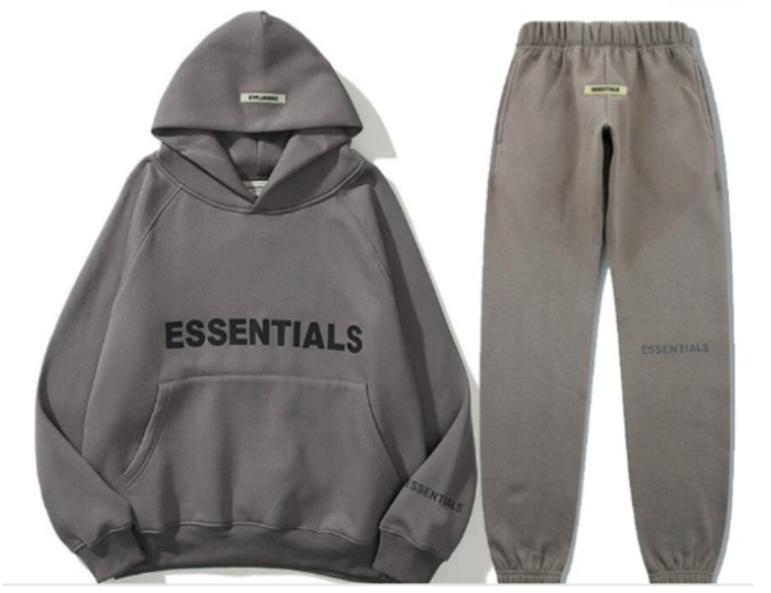 Essentials Hoodie Fear of God Gray TrackSuit Essentials Hoodie Fear of God Gray TrackSuit