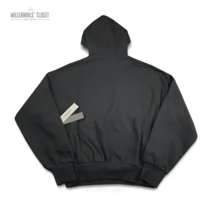 Fear of God Essentials Arch Logo Hoodie Jet Black
