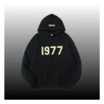 Essentials 1977 Pullover Hoodie Black