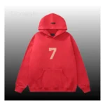 Essentials 7 Hoodie Red