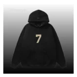 Essentials 7 Hoodie Black