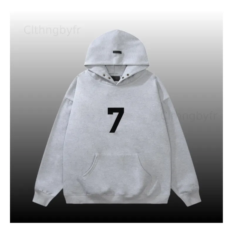 Essentials 7 Hoodie Grey Essentials 7 Hoodie Grey